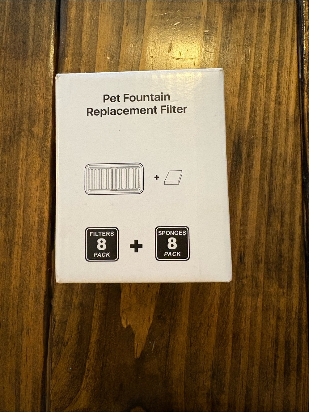 Pet Fountain Replacement Filter & Sponge Pack